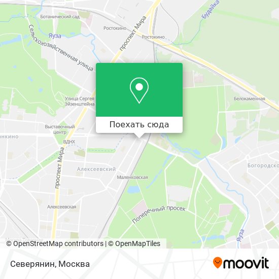 Карта Северянин