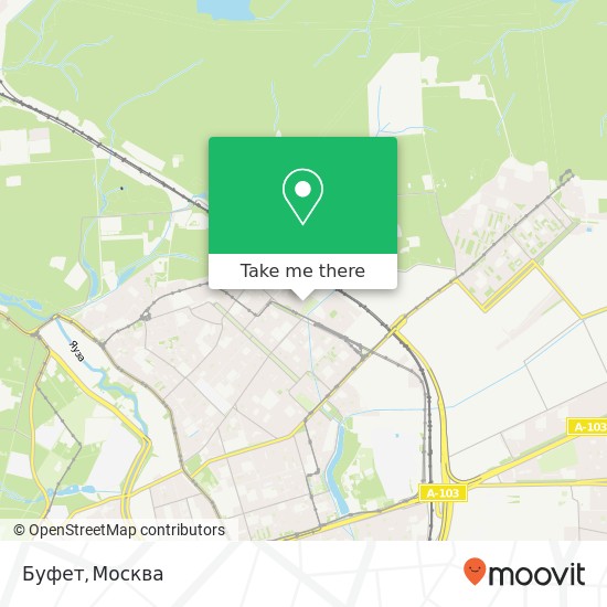 Карта Буфет, Москва 107150