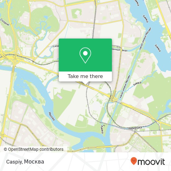 Карта Caspiy, Волоколамское шоссе Москва 125424