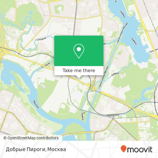 Карта Добрые Пироги, Москва 125424