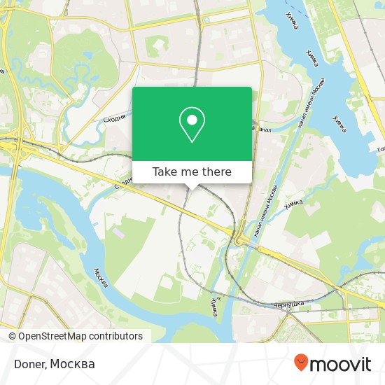 Карта Doner, Москва 125424