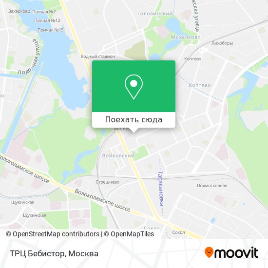Карта ТРЦ Бебистор