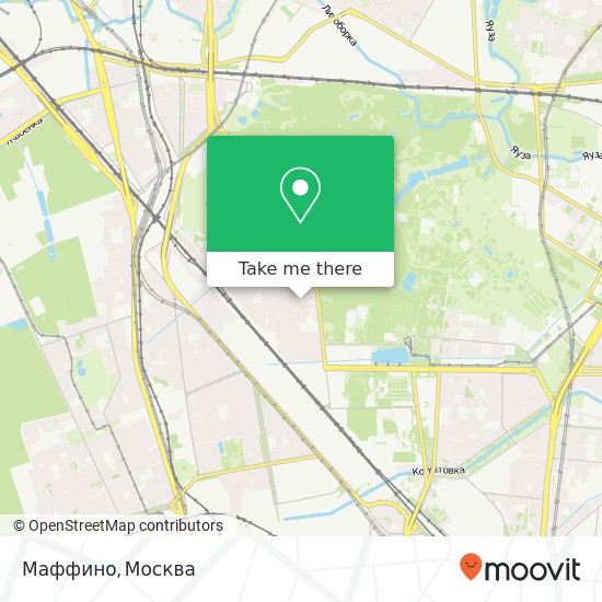 Карта Маффино, Москва 127427
