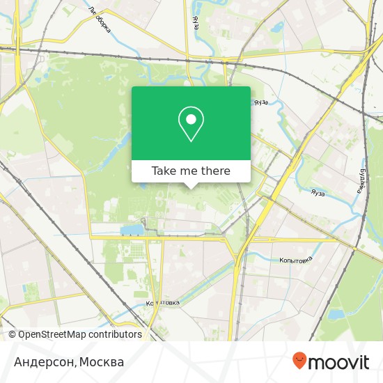 Карта Андерсон, Москва 129344