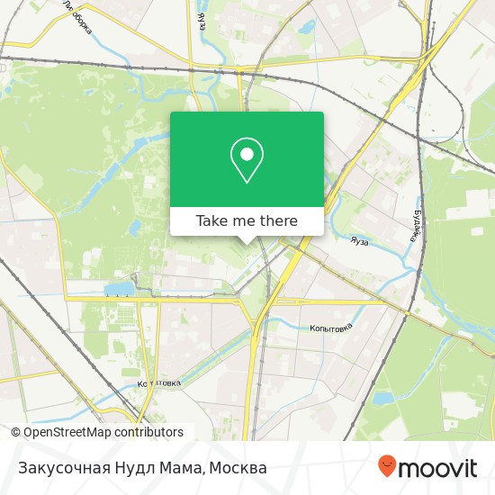 Карта Закусочная Нудл Мама, Москва 129344