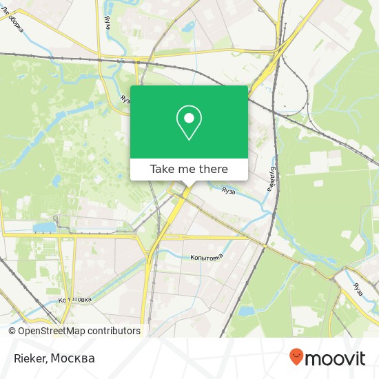 Карта Rieker, проспект Мира Москва 129301