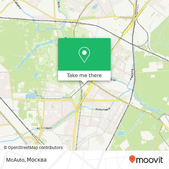 Карта McAuto, проспект Мира Москва 129344