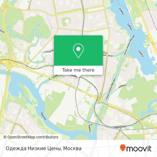 Карта Одежда Низкие Цены, проезд Стратонавтов, 8 Москва 125424
