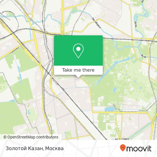 Карта Золотой Казан, Малая Ботаническая улица, 29 Korp 2 Москва 127276