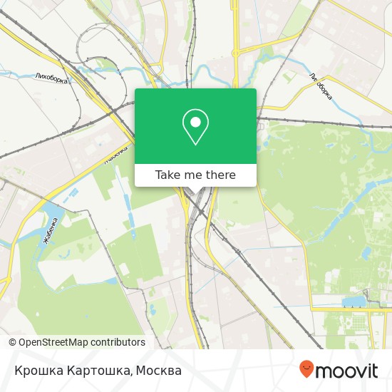 Карта Крошка Картошка, Москва 127238