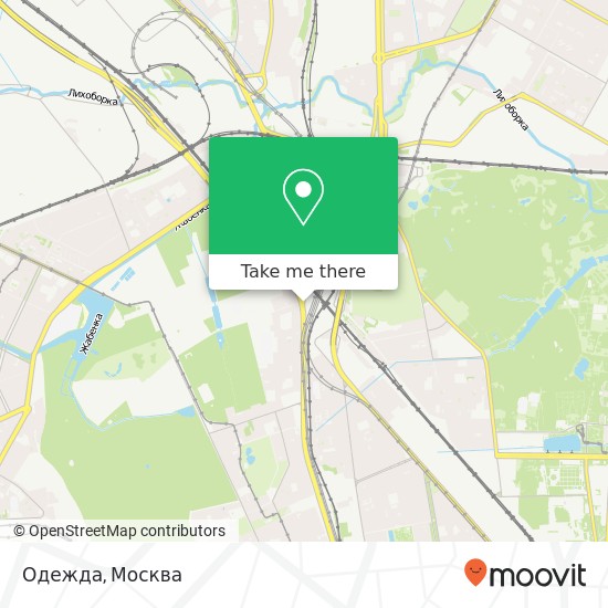 Карта Одежда, Дмитровское шоссе, 26 Москва 127238