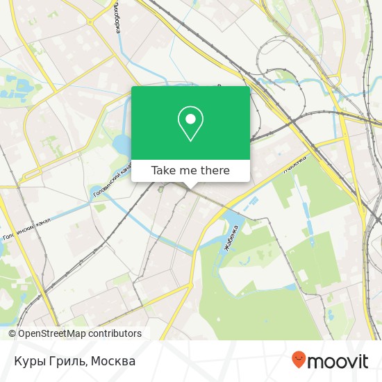 Карта Куры Гриль, Михалковская улица Москва 125239