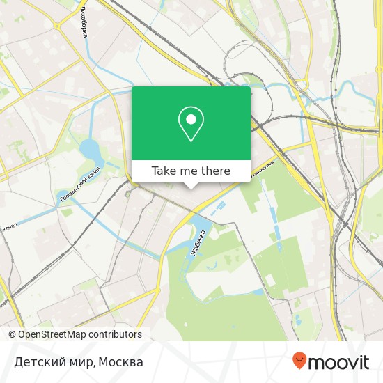 Карта Детский мир, 3-й Новомихалковский проезд, 9 Москва 125008