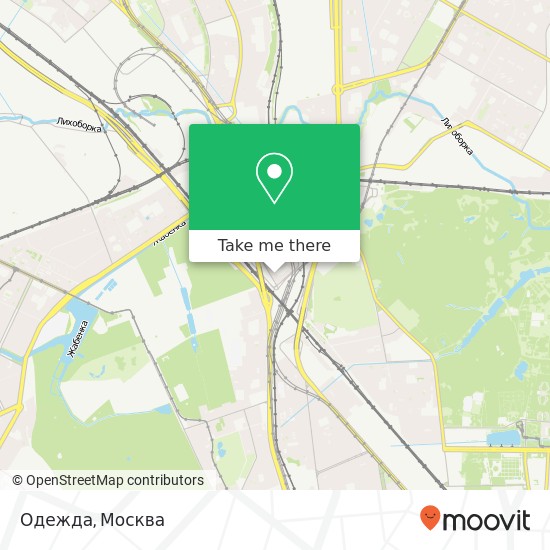 Карта Одежда, Дмитровское шоссе Москва 127238