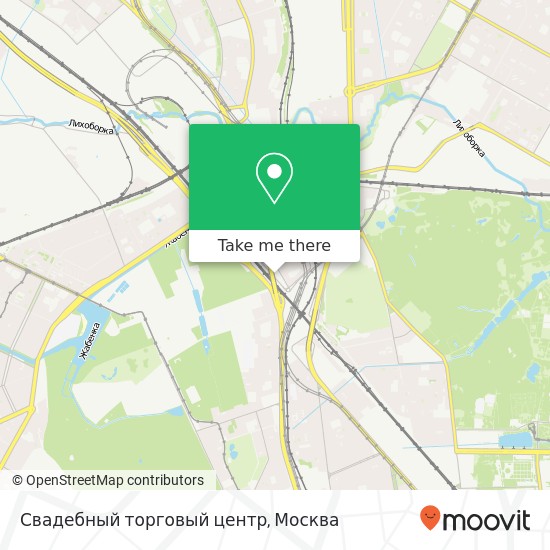 Карта Свадебный торговый центр, Москва 127238