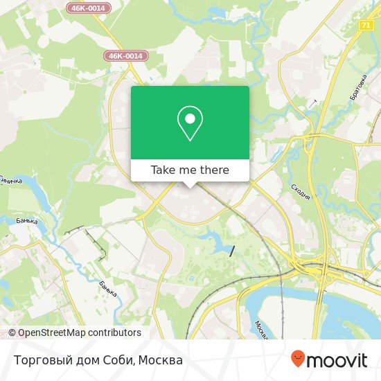 Карта Торговый дом Соби, Москва 125222