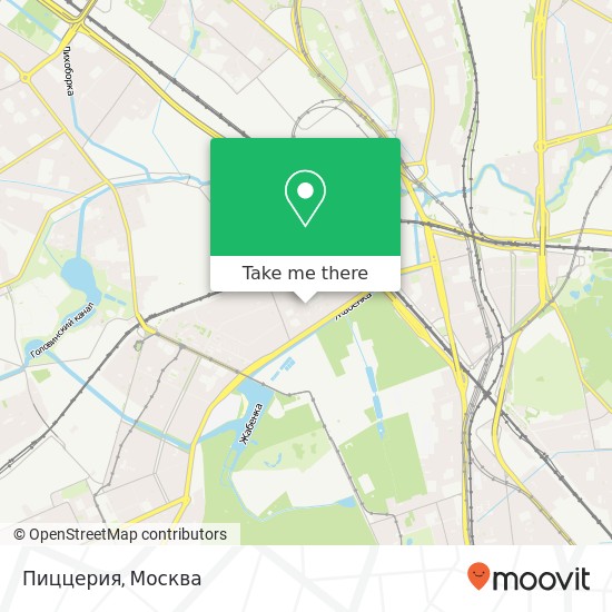 Карта Пиццерия, Москва 125183