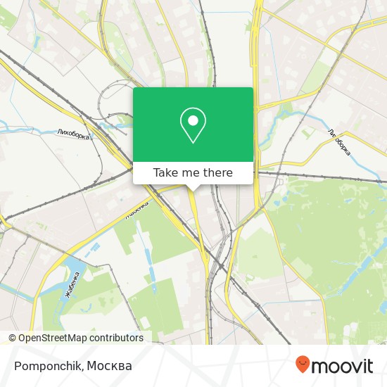 Карта Pomponchik, Дмитровское шоссе Москва 127238