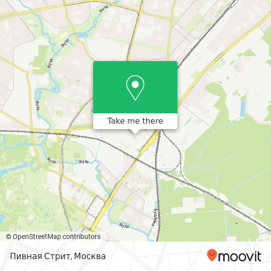 Карта Пивная Стрит, Москва 129226