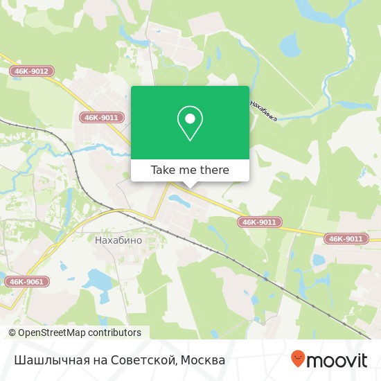 Карта Шашлычная на Советской, Красногорский район 143430