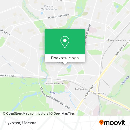Карта Чукотка