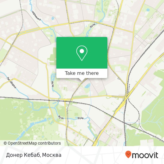 Карта Донер Кебаб, Москва 129323
