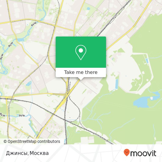 Карта Джинсы, Москва 129337