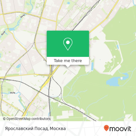 Карта Ярославский Посад, Москва 129337