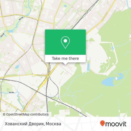 Карта Хованский Дворик, улица Красная Сосна, 3 Москва 129337