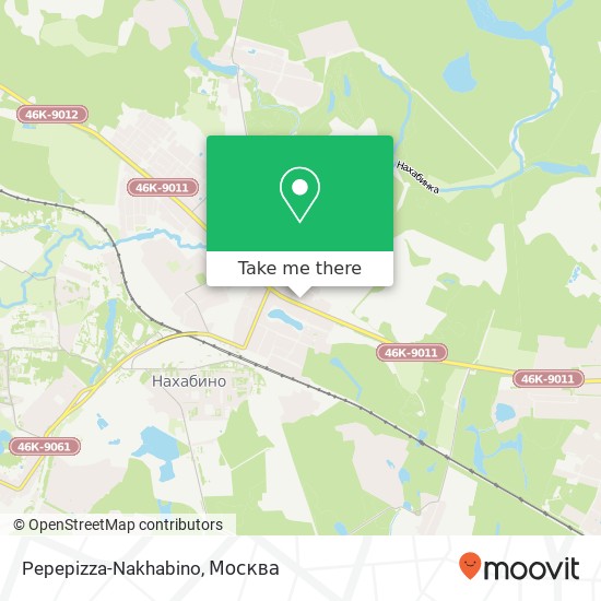 Карта Pepepizza-Nakhabino, Советская улица Красногорский район 143430