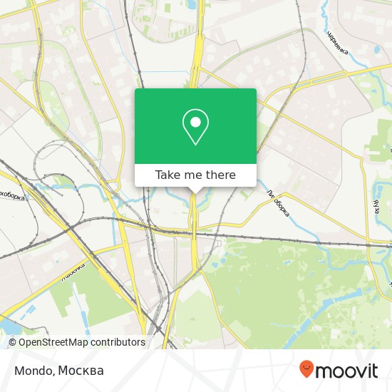 Карта Mondo, Москва 127562