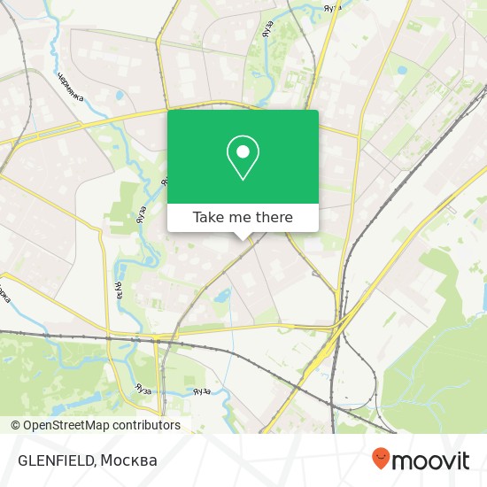 Карта GLENFIELD, Москва 129323