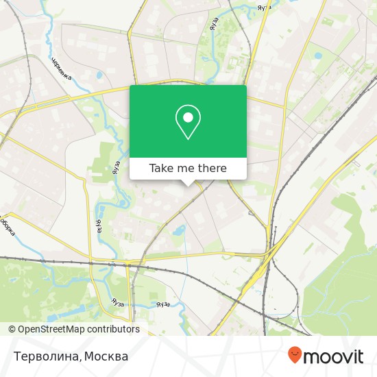 Карта Терволина, Москва 129323