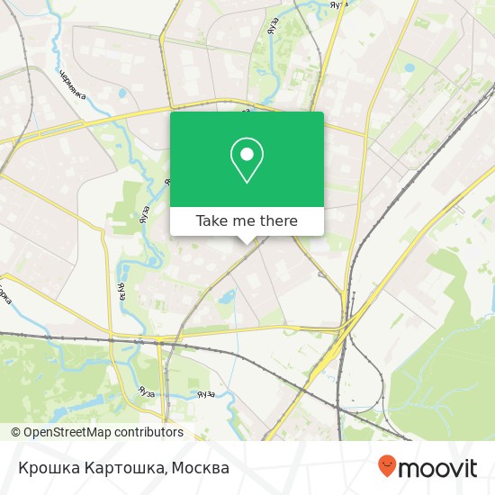 Карта Крошка Картошка, Москва 129323