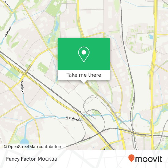 Карта Fancy Factor, Дмитровское шоссе Москва 127486