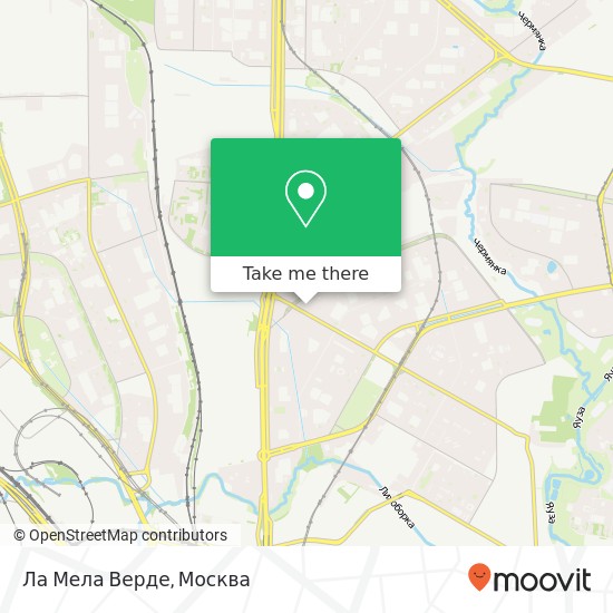 Карта Ла Мела Верде, Москва 127566