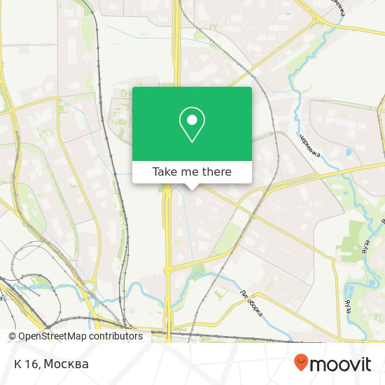 Карта K 16, Москва 127562