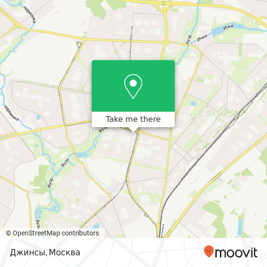 Карта Джинсы, Москва 129327