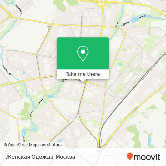Карта Женская Одежда, Москва 129327