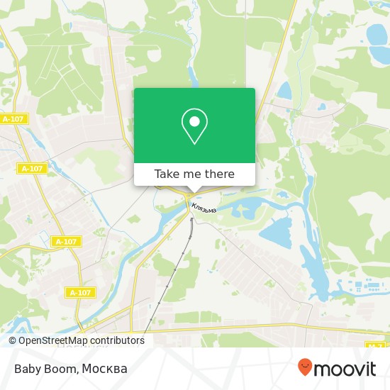 Карта Baby Boom, улица Ильича Ногинский район 142402
