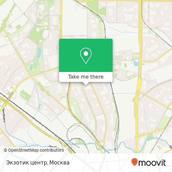 Карта Экзотик центр, Москва 127474