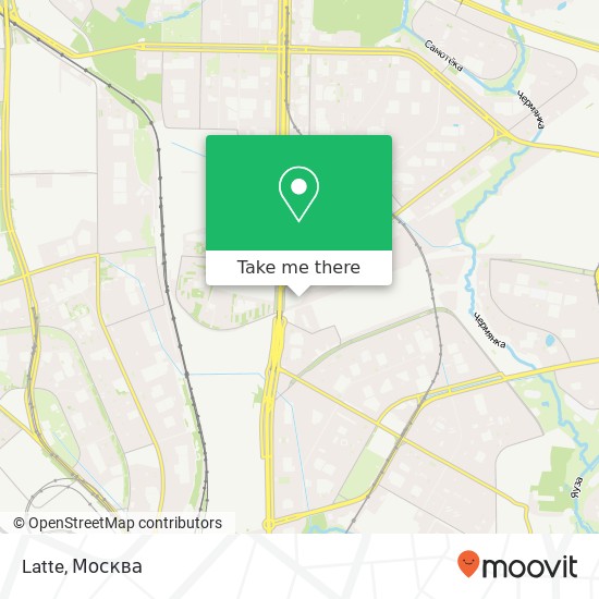Карта Latte, Москва 127566