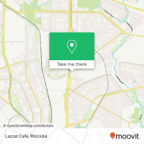 Карта Lazzat Cafe, Алтуфьевское шоссе Москва 127566