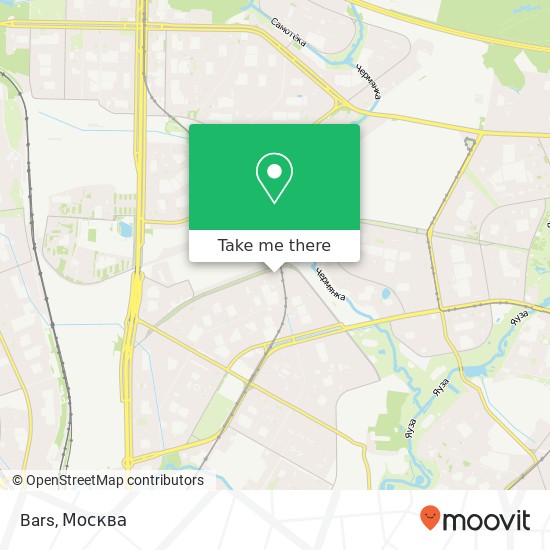 Карта Bars, улица Римского-Корсакова Москва 127566