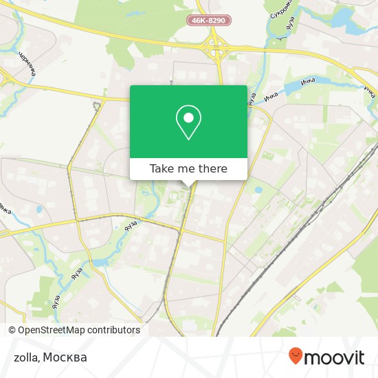 Карта zolla, Москва 129281