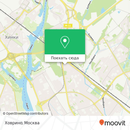 Карта Ховрино, Москва 125475