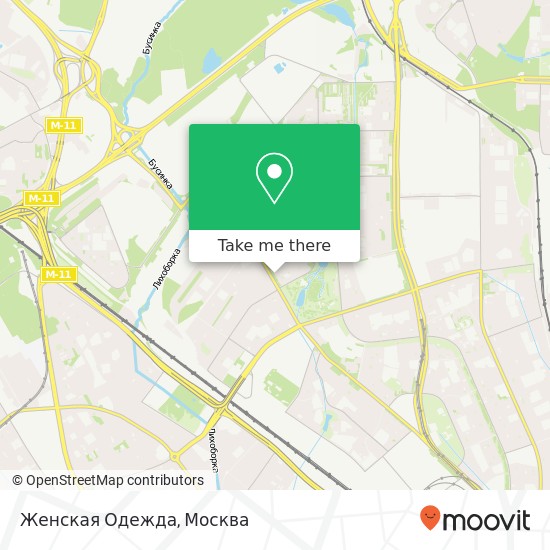 Карта Женская Одежда, Москва 125412