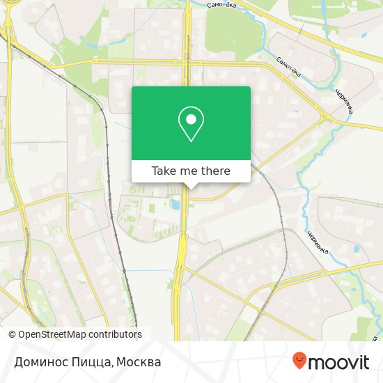 Карта Доминос Пицца, Москва 127549