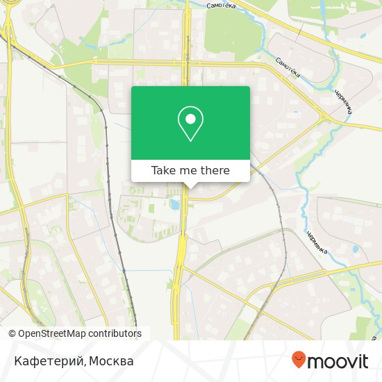 Карта Кафетерий, Москва 127549