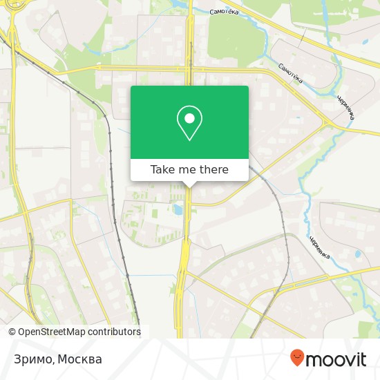 Карта Зримо, Алтуфьевское шоссе Москва 127549